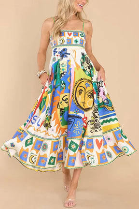 Vestido Summer Print Cosday - Verão 2024