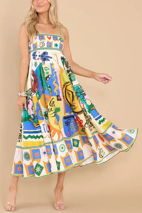 Vestido Summer Print Cosday - Verão 2024