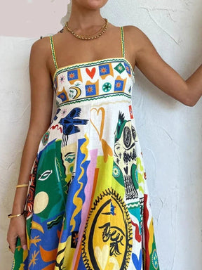 Vestido Summer Print Cosday - Verão 2024