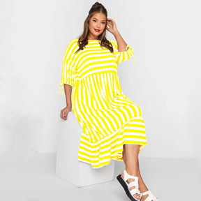 Vestido Midi Plus Size Tiva Cosday