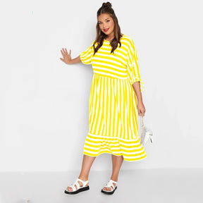 Vestido Midi Plus Size Tiva Cosday